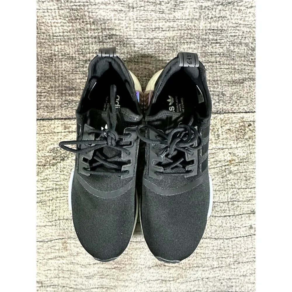 Adidas Women's NMD R1 Parley Magic Mauve Black Running Shoes - Picture 3 of 12